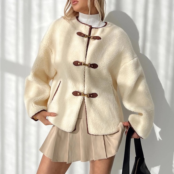 Princess Polly Adylic Teddy Coat - Picture 1 of 3